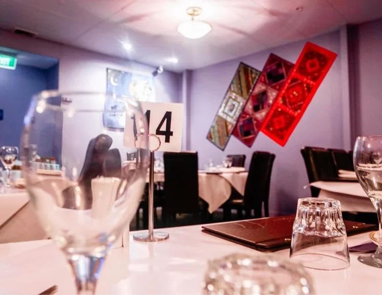A table set for dinner